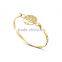 Girl fashion gold plated tree of life charm bangle bracelet