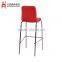 Simple red wooden Square high chair