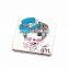 decorative mini PU pocket mirror / makeup mirror / compact mirror
