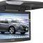 Guangzhou factory 15 Inch car flip down roof mount lcd monitor with tv