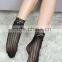 Hot Sale Women Knitted Patterns Nylon Fishnet Ankle Socks