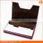 PU leather name cards credit cards use card holder stainless steel material