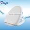 Easy clean wc toilet seat lid with soft closing damper