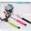 2015 hot sale selfie stick with bluetooth shutter button