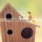 natural material wooden bird nest