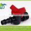12mm in-line shut off valve for garden irrigation. Automatical garden irrigation