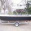 China white 14ft aluminum boat