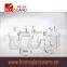 300ml high clear Crystal glass stein with handle 2016 hot selling