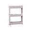 Multi-purpose Removable 3-layer Plastic Bathroom Shelf Crevice Gap Commodity Shelf