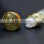 Water-drop shape long neck frosted glass bottle for liquor