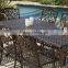7-piece Dinning Set Extendable Long Table Set Cast Aluminum Outdoor Garden Furniture