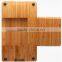 Eco-friendly bamboo cutting board for cheese