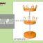 New design swivel ABS slippers rack, 2-tier shoe stand, plastic shoe rack