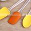 Factory price colorful silicone material silicone spatula spoon set