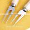 Factory wholesale high quality wood handle cheese fork knife