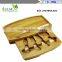 2016 Bamboo Cheese Board and Tools Set With Swivel Base
