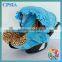 2015 Cute 3D Rosette Blue Flower &Leopard Print Infant Car Accessory Funny Baby Car Seat Covers Fabric Seat Protector