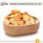 Lovely pretty unique Peanut shape ceramic fruit food snack plate for kitchen serveware