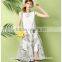 new arrival elegant chiffon elastic waist long skirt fashion pattern