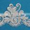 Factory wholesale decorative beaded lace border trims with free sample