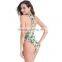 China Stylish High Cut One Piece Swimsuit Women Girl Bikini