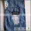 100% cotton printed indigo denim fabric for jeans