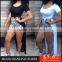 MGOO High Quality Stock Cheap Price Fashion Plus Size Dress Font Cut Women Dress Short Sleeve African Dress Z185