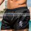 Wholesale Black Swim Shorts for Men 100% Polyester Dri-Fit Shorts with 2 Side Pockets OEM Running Shorts