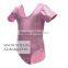 2017 New Arrival Ballet Sparkle Short Sleeve Gymnastics Leotard for Girls