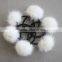 Myfur Luxury Baby Pink Real Mink Fur Hair Band Accessory For Kids Girls