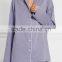 High Quality Soft Shirt and Shorts Pajamas Set with Buttons Fastening and Ribbon through Waist