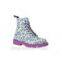 GIRLS KIDS COMBAT STYLE FUNKY PUNK GIRLS FASHION ANKLE BIKER BOOTS SHOES SIZE