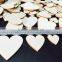 Peach heart log DIY wood buttons