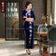 chinese traditional vintage velvet cheongsam qipao