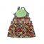 Yawoo big flower baby girls summer clothes vintage little girls dresses