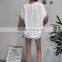 B33747A wholesale women balloon sleeve thick pullover fur sweatshirts