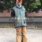 Outdoor snow flying men and women black ski and snowboard jacket