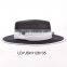 Child's White Paper Straw Hat w/ Floral Trim