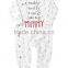 autumn letter full printed footbinding baby romper