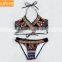 Africa Digital Printed Wrap Bikini Women Two Piece Bikini Swimwear