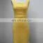 CHEFON Latest ladies bare back sexy yellow mini dresses short