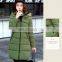 2017 Autumn and Winter New in the Long Section Was Thin Down Jacket Hooded Coat Thickening Coat