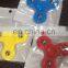 New Luminous Blue Spinner Fidget Silica gel EDC Autism Focus Toys Relief Anxiety