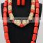 New design African fashion jewelry sets Dubai Wholesale Coral Jewelry Set both for men and women