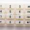 Supply all kinds of Silicone keypad with printing with best choice