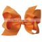 6" Girl Large Hair Bows With Clips Children Kids Handmade Grosgrain Hairbow Solid Color Baby Hair Bow Accessories 25Colors