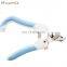 Factory supplier professional dog nail scissors stainless steel blade grooming scissors for dogs