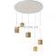 Home decor modern nordic natural wooden pendant chandelier light