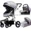 Good price aluminum alloy frame 360 degree baby stroller for sale