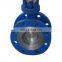 Bundor 2021 new 6 inch Pneumatic triple eccentric flange butterfly valve for water